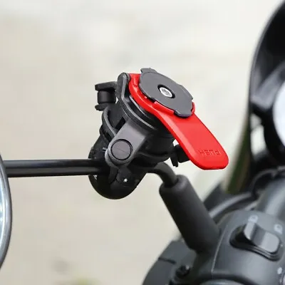 Motorcycle Mirror Phone Mount Holder Shock Absorber Alternatively Of Quad Lock • $33