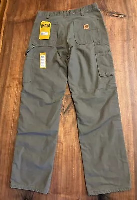 Carhartt Loose Fit Flannel Lined Work Pants 33x32 BRAND NEW. • $35