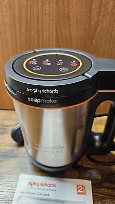 Morphy Richards Compact Soup Maker 501021 Stainless Steel Black & Stainless  • £29.99