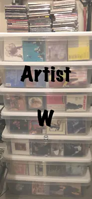 Alphabetized CDs - Flat $4.50 Shipped - Letter W • $10