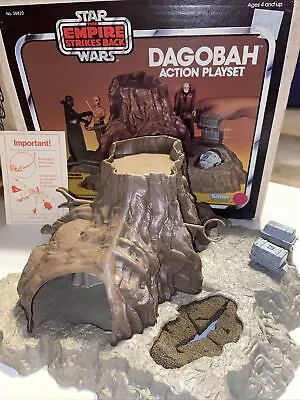 1980 Vintage Kenner Empire Strikes Back Dagobah Action Playset GREAT FOAM & BOX • $299.97