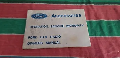 $55 • Buy Y43 Phillips Car Radio Manual 1978 Ford Xd Xc Falcon Esp Gs Gt