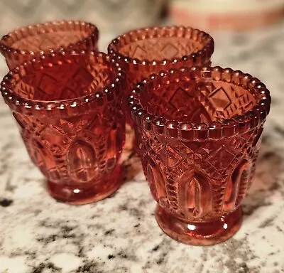 3  H Glass Tabletop Votive Set Of 4 • $8