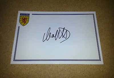 Colin Stein - Scotland Legend Signed Crested White Card • £7.99
