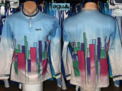 Vintage 1990's Bike Cycling Agu Jersey Shirt Camiseta Trikot Maglietta Maillot • $25.52