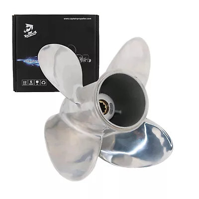 4 Blade Stainless Steel Propeller 10x10 Fit Mercury Tohatsu Outboard 25 28 30HP • $205.68