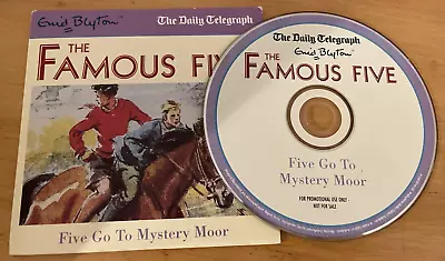 * THE FAMOUS FIVE : FIVE GO TO A MYSTERY MOOR *  Children Audio CD Book Promo EX • £4.99