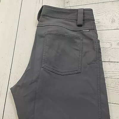 Icebreaker Merino Men's W34 X L31 Gray Nylon / Wool Blend Chino Hiking Pants • $54.99