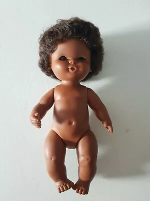 Baby Doll Black AA African American Aboriginal Famosa Spain 1960s 1970s Vintage • $26.10