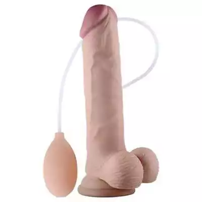 Lovetoy Cumming Softee 9-Inch Soft Ejaculation Dildo With Balls • $89.95