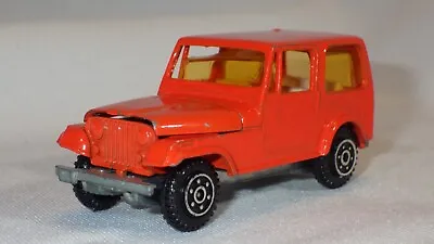 Vintage Yat Ming Orange Jeep CJ-7 Diecast Toy Car -  Hong Kong • $0.75