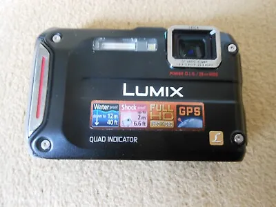 £20 • Buy Panasonic Lumix DMC-FT4 Waterproof Digital Camera - Untested Cor Parts Only