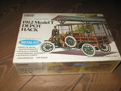 NEW  NEW   VINTAGE Gabriel 1912 Model T Depot Hack Metal Kit Model   SEALED! • $69.99