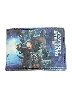Marvels Guardians Of The Galaxy Print Bi-Fold Wallet EUC • $12.99
