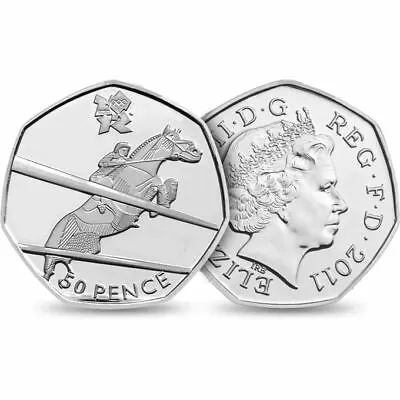 Rare 50p Olympic Coins From The UK: Add Value To Your Coin Collection • £6