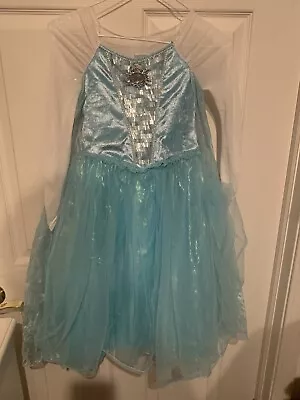 Disney Store Frozen Queen Elsa Princess Costume Child Size S 5/6 Singing Works • $29.99