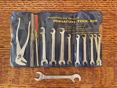 Vintage METEOR Miniature Tool Kit 13 Piece Set - No. 7-141 - Auto Radio TV • $40