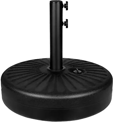 Simple Deluxe 20  Heavy Duty Patio Market Umbrella Base Stand 50lbs Capacity • $34.99