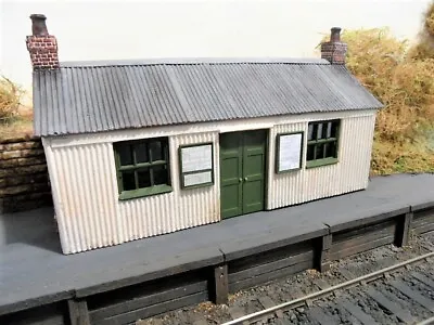 O Gauge / 7mm Station Kit - Corrugated Style - Light Railway Or Narrow Gauge • £33.95