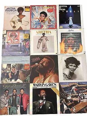 Lot R&B/ Funk/ Soul  - Lionel Richie Commodores Aretha  Diana Ross / Vinyl Lp • $2.25