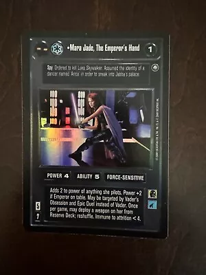 Star Wars CCG Ultra Rare FOIL Mara Jade The Emperor's Hand Reflections II SWCCG • $32