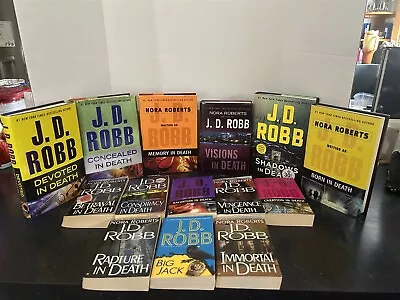 Lot Of 14 J.d. Robb Aka Nora Roberts Books: In Death Series 6 Hc / 8 Pb • $39.99