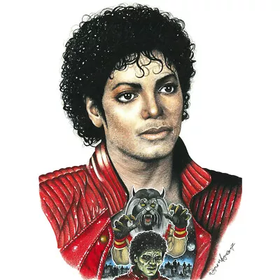 Wayne Maguire Tattooed Thriller Michael Jackson Inked Ikon Art Print Poster • $25.99