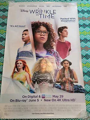 A Wrinkle In Time Movie Poster Starring Oprah Winfrey 26 X40  • $19.99