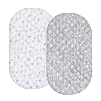 Waterproof Bassinet Mattress Pad Protector Fit Different Cradle 33 X17  2 Pack • $18.99