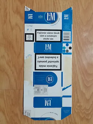 Opened Empty Cigarette Hard Pack--84 Mm-CZ-L&M • $1.80