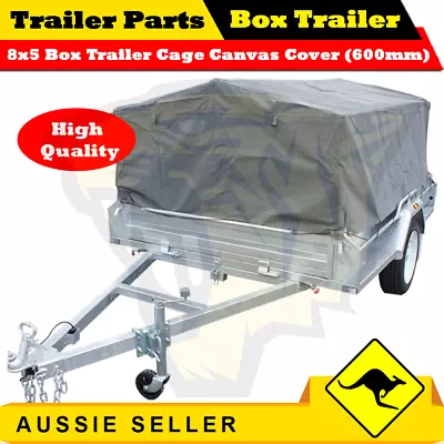 Superior 8X5 BOX TRAILER CAGE CANVAS COVER (600mm) Universal  • $380