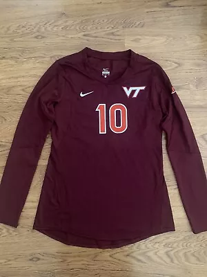 Nike Virginia Tech Hokies #10 Game Worn Volleyball Jersey • $19.99