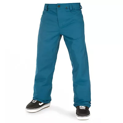 VOLCOM Mens 2023 Snowboard Snow - 5 POCKET PANTS - SLATE BLUE • $90.99