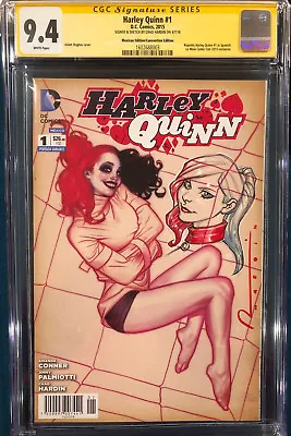 CHAD HARDIN ORIGINAL HARLEY QUINN 1 Sketch Art SIGNED CGC SS Joker Hughes Cbcs • $1235.22