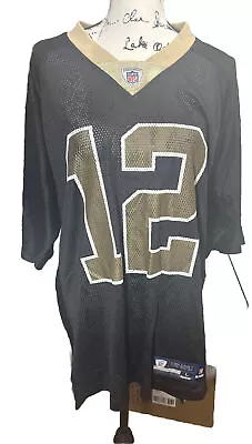 Nfl On Field New Orleans Saints Jersey Marques Colston Large Flawed • $15