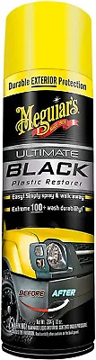 Meguiar's Ultimate Black Plastic Restorer Extreme 100+ Wash Durability 10 Oz • $19.49
