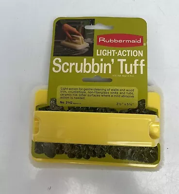 NOS New Vintage Rubbermaid Scrubbin Tuff Gentle Scrubber 1981 • $19.99