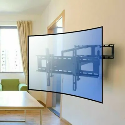 NEW Full Motion Large TV Wall Mount VESA Bracket 32 46 47 50 55 60 65 70 Inch UK • £28.98