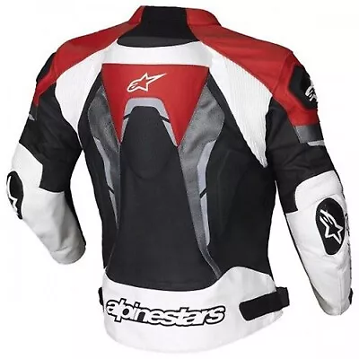 Alpinestars Motorcycle Riding Jacket Cow Leather Men’s Racing Sporty Jacket • $54.99