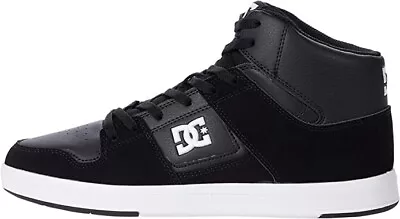 DC Cure Casual High-Top Skate Shoes Sneakers - Black/White - 9.5 D (M) • $50