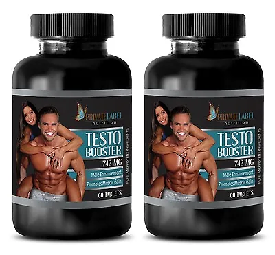 Muscle Gainer - TESTOSTERONE BOOSTER 742 - Pills -2 Bottles • $38.25