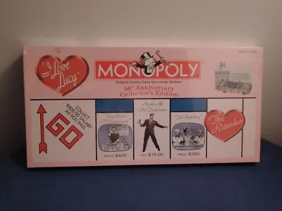I Love Lucy Monopoly 50th Anniversary Collectors Edition Board Game BRAND NEW • $54.99