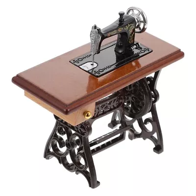  Tiny Furniture Mini Sewing Machine Tailor Toy Miniature Dollhouse Accessories • $15.29