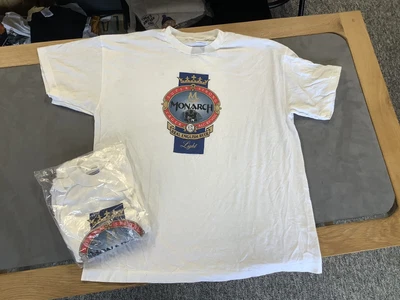 £18 • Buy Monarch Lager NOS Screen Stars T Shirt 90’s Tee Super Strong XL White 
