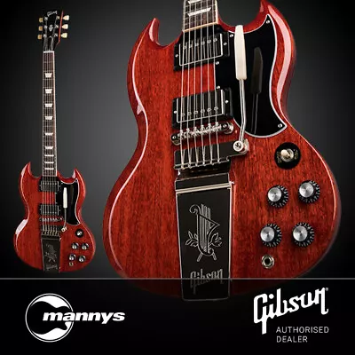 Gibson SG Standard '61 Maestro Vibrola (Vintage Cherry) Inc Hard Shell Case • $4499