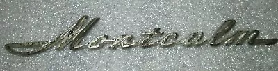 1965 Mercury Meteor Montcalm  Fender Trunk Lid Emblem Badge Factory Original Oem • $72.39