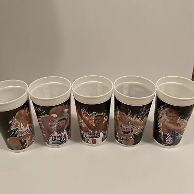 1992 USA Olympic Basketball Dream Team McDonald's Collector Cups 5 In Set • $20