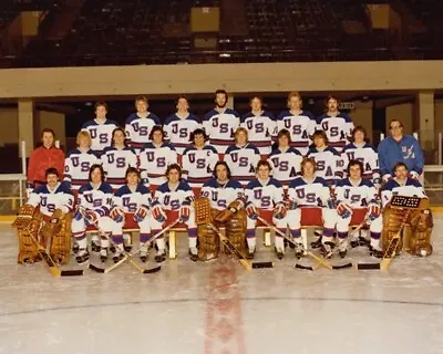 1980 Miracle On Ice Usa Hockey Team Hockey Gold Medal 8x10 PHOTO PRINT • $6.99
