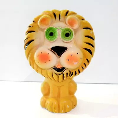 Vintage Squeaky Rubber Toy Lion Electro Plastics 1970 • $9.95