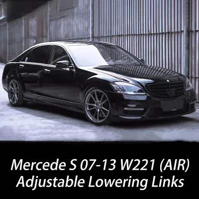 For 2007-13 MERCEDES BENZ S CLASS W221 ADJUSTABLE LOWERING LINKS AIR SUSPENSION • $109.99